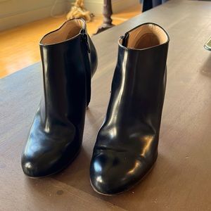 COPY - Christian Louboutin black leather booties. Size 38